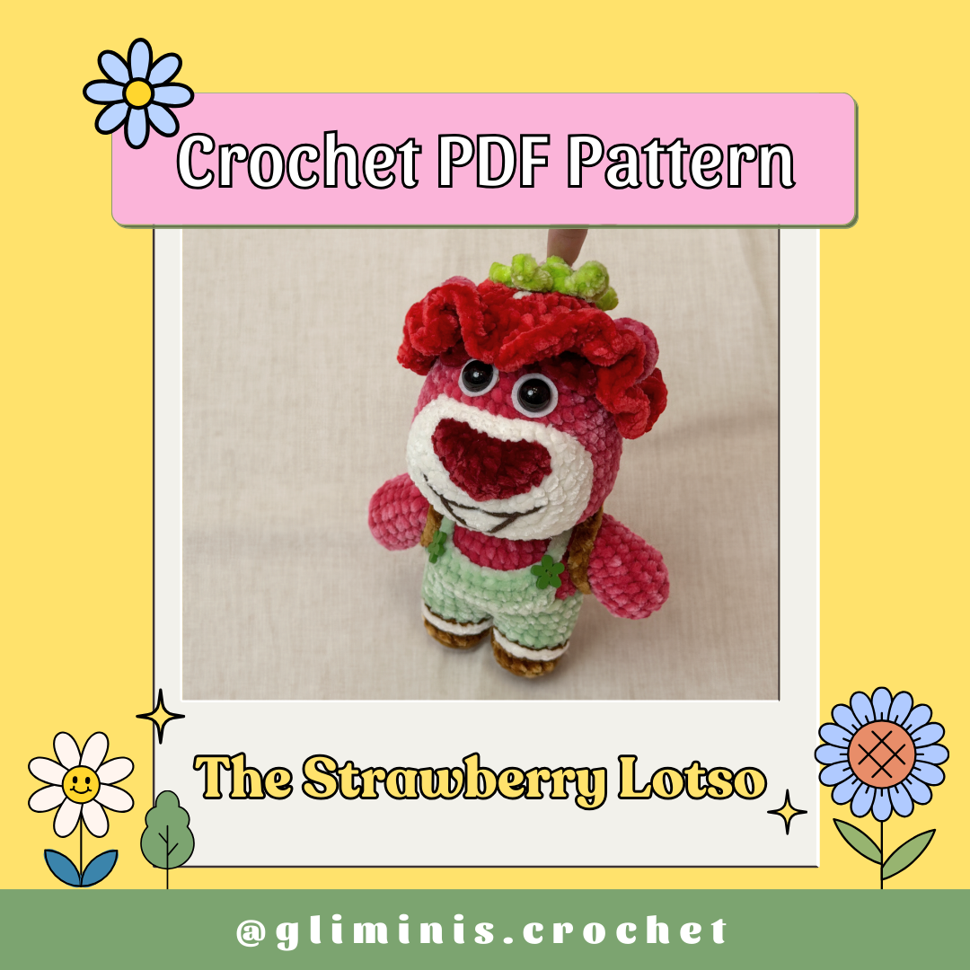 The Strawberry Lotso Crochet Pattern