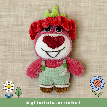 The Strawberry Lotso Crochet Pattern