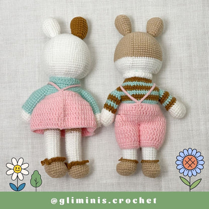 The Bunny Couple Crochet Pattern