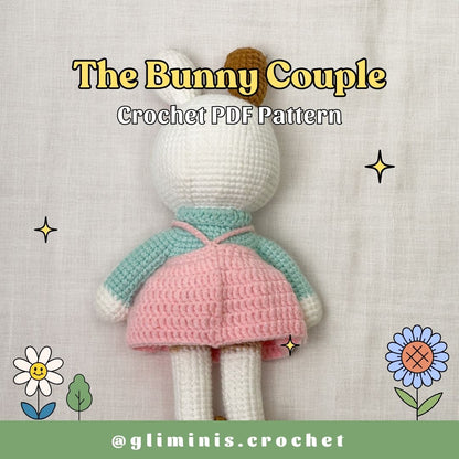 The Bunny Couple Crochet Pattern