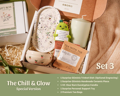 Personalized Self Care Gift Box Handmade Wellness Package Eco Friendly Gift Set Affordable Luxury Gift Birthday Present New Mom Gift Employee Appreciation Corporate Wellness Housewarming Relaxation Kit Tea Lover