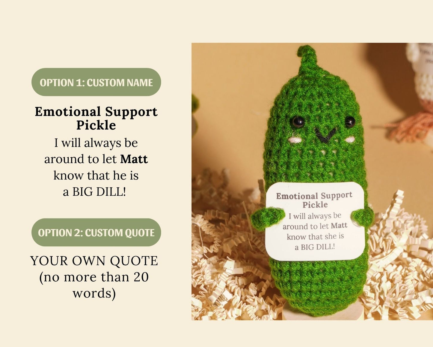 Custom Emotional Support Toy