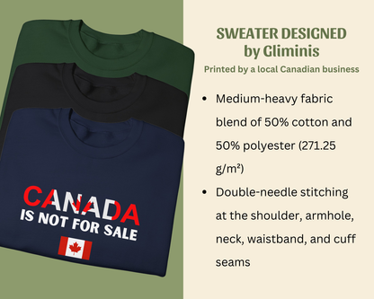 Canada Is Not For Sale Sweatshirt